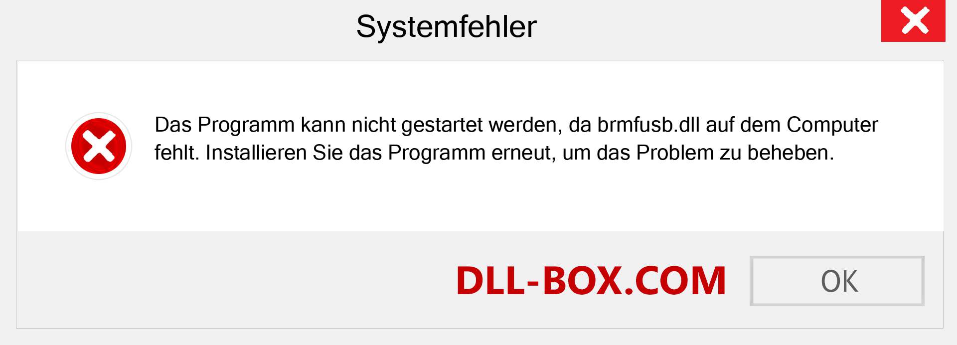 brmfusb.dll-Datei fehlt?. Download für Windows 7, 8, 10 - Fix brmfusb dll Missing Error unter Windows, Fotos, Bildern