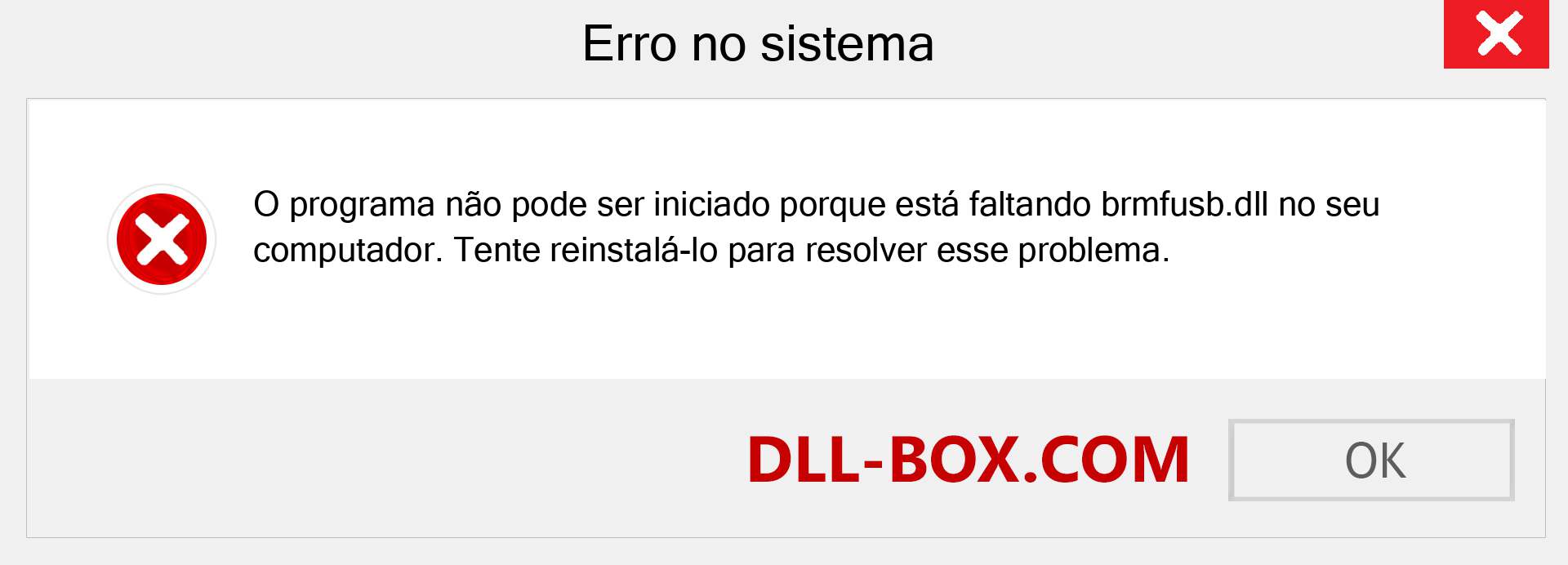 Arquivo brmfusb.dll ausente ?. Download para Windows 7, 8, 10 - Correção de erro ausente brmfusb dll no Windows, fotos, imagens